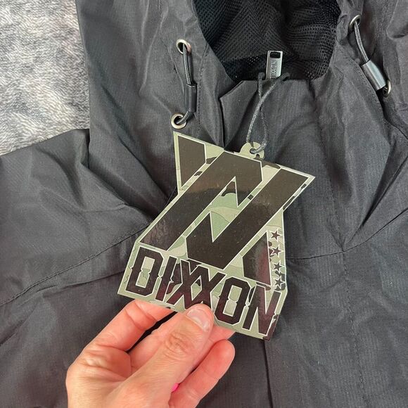 Dixxon Flannel Co Hooded Camo Windbreaker Jacket Men's L Full Zip NWT - Picture 4 of 10